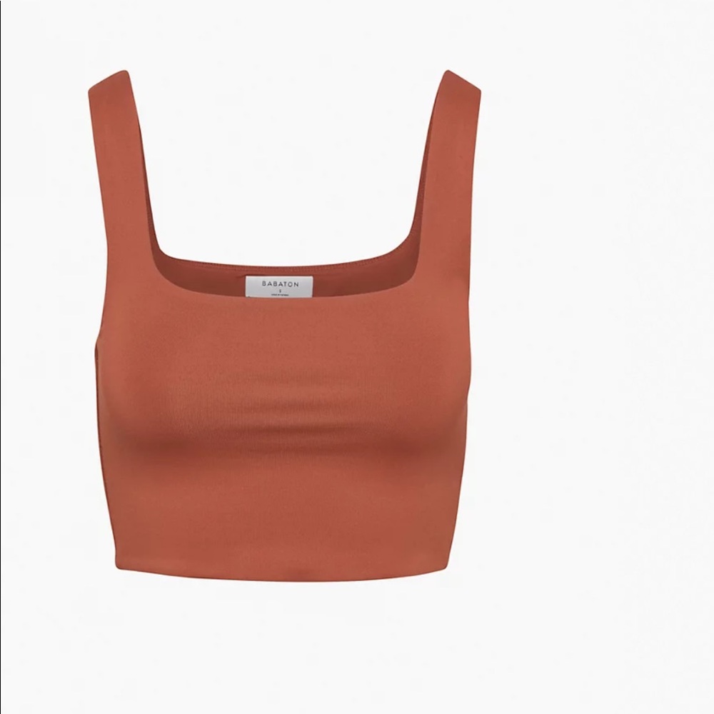 Babaton Squareneck Tank Rich Copper